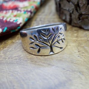 Bague argent massif arbre de vie