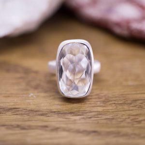 Bague Mâyâ Argent et Cristal de Roche