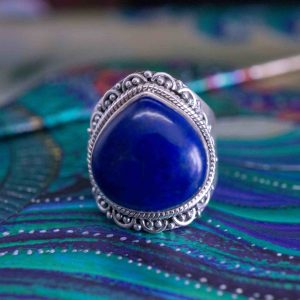 Bague Jodhpur Argent et Lapis Lazuli