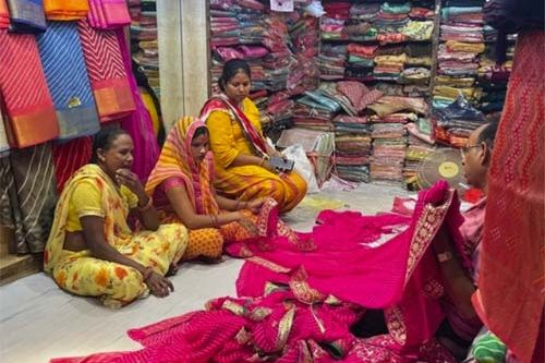 Jindan le sari indien