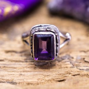 Bague Yatra Argent Améthyste