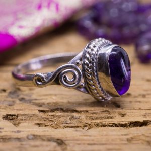 Bague Hayden Argent et Améthyste