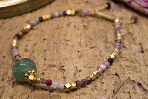 Bracelet Vahari Aventurine et Tourmaline