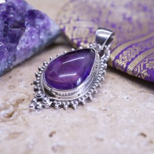 Pendentif Pune Argent et Améthyste