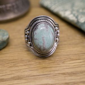 Bague Kovalam en Argent et Variscite